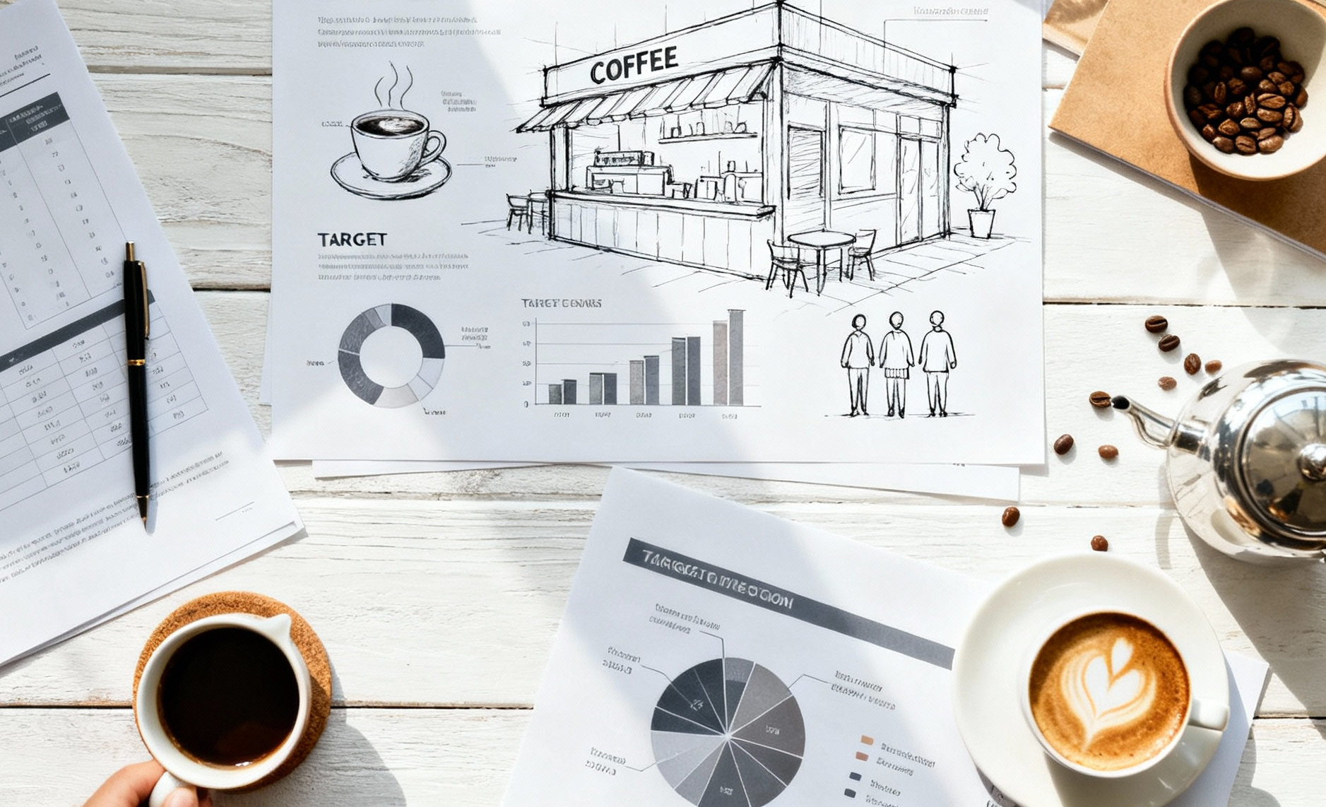 カフェ開業のポイントまとめ